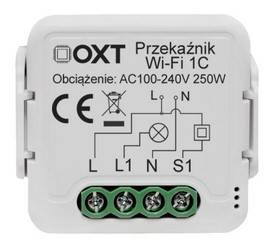 Moduł OXT mini przekaźnik 1 obwód WiFi TUYA