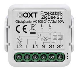 Moduł OXT mini przekaźnik 2 obwody ZigBee TUYA