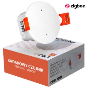 OXT Czujnik radar obecności jasności 230V ZigBee TUYA